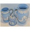 Image 1 : 8 INCH BLUE AND WHITE PITCHER