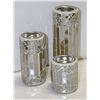 Image 1 : 3 PIECE MOSAIC TEALIGHT HOLDER SET