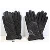 Image 1 : 2 PAIRS OF LEATHER GLOVES WOMENS SIZE X-SMALL