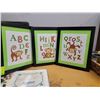 Image 1 : SET OF 3 NURSERY WALL HANGINGS