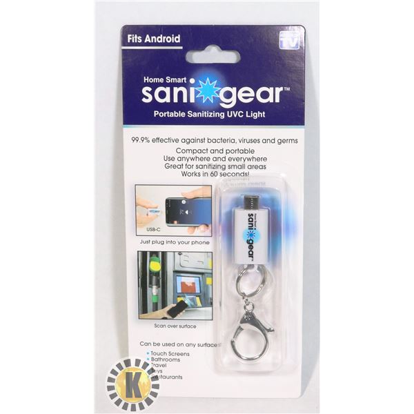 NEW PORTABLE SANITIZING UVC LIGHT