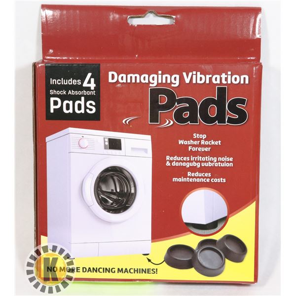 NEW SHOCK ABSORBENT PADS FOR WASHING MACHINES