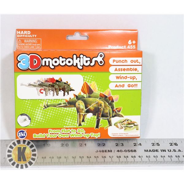 NEW 3D MOVING STEGOSAURS PUZZLE