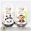 Image 1 : 2 NEW CLAY DOO BUILD CHARACTERS PANDA AND MONKEY