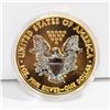 Image 4 : 2020 1OZ SILVER BLACK EAGLE GOLD GILDED US COIN