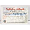 Image 4 : RONALD REAGAN 100TH BIRTHDAY GOLD PLATED 3 COIN