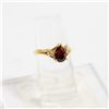 Image 2 : ESTATE GOLD TONE RING SIZE 7-3/4