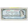 Image 1 : 1954 CANADIAN UNCIRCULATED $5 BILL