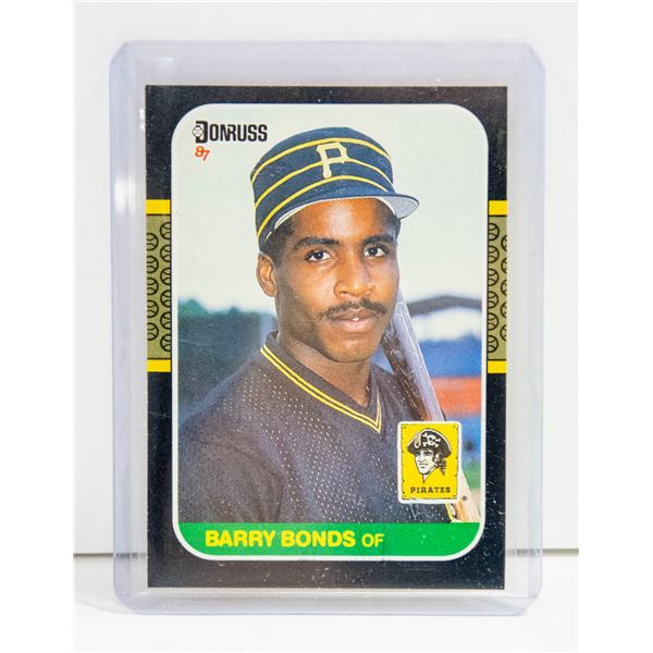 BARRY BONDS DONRUSS ROOKIE