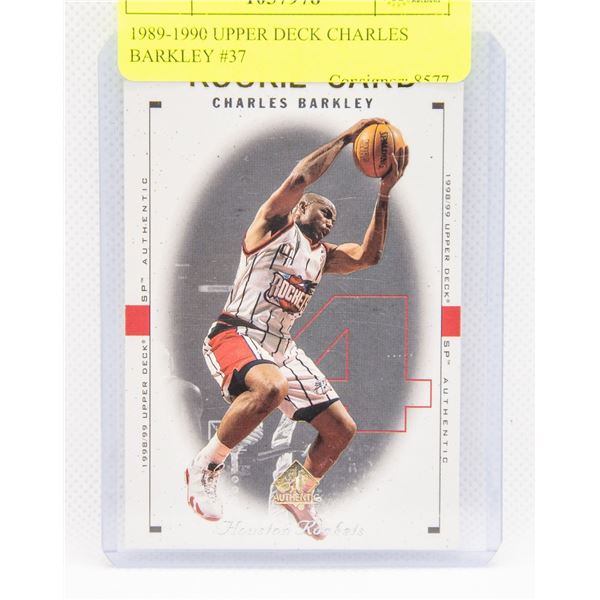 1989-1990 UPPER DECK CHARLES BARKLEY #37