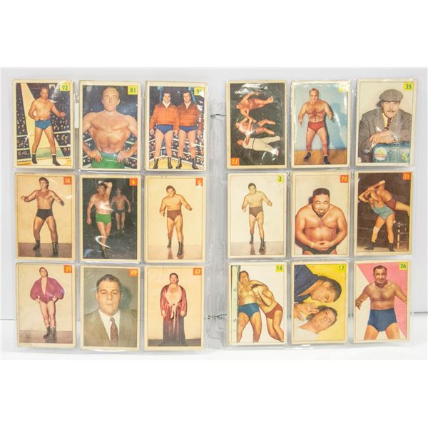 30 X WRESTLING CARDS & ROOKIES FROM 1950'S