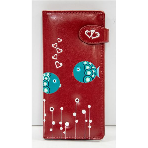 LARGE LADIES FISH DESIGN WALLET BY SHAGWEAR