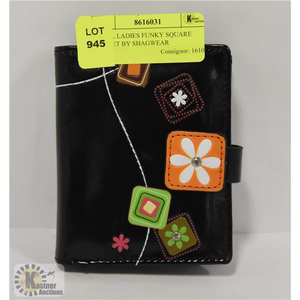SMALL LADIES FUNKY SQUARE WALLET BY SHAGWEAR
