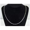 Image 1 : .925 STERLING SILVER FIGARO NECK CHAIN