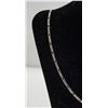 Image 2 : .925 STERLING SILVER FIGARO NECK CHAIN