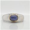 Image 1 : EC129-126 .925 SILVER TANZANITE RING SIZE 10-1/4