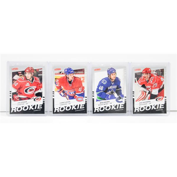 VICTORY (4) NHL ROOKIE CARDS