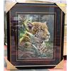Image 1 : NEW CHEETEH JUNGLE 31" X 36" FRAMED + MATTED
