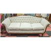 Image 1 : VINTAGE SOFA WITH ROSE FLOWER CARVED WOOD DESIGN