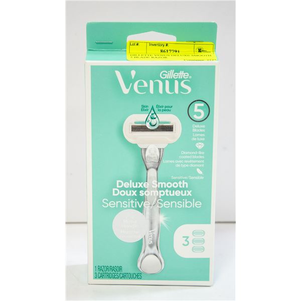 GILLETTE VENUS DELUXE SMOOTH 5 BLADE RAZOR