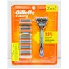 Image 1 : GILLETTE FUSION 5 RAZOR SET - 1 RAZOR W/ 7 REFILL