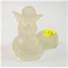 Image 1 : FROSTED GLASS HUMMEL ANGEL CANDLE HOLDER
