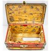 Image 2 : ANTIQUE DOLL STEAMER TRUNK APPROX 100 YEARS OLD