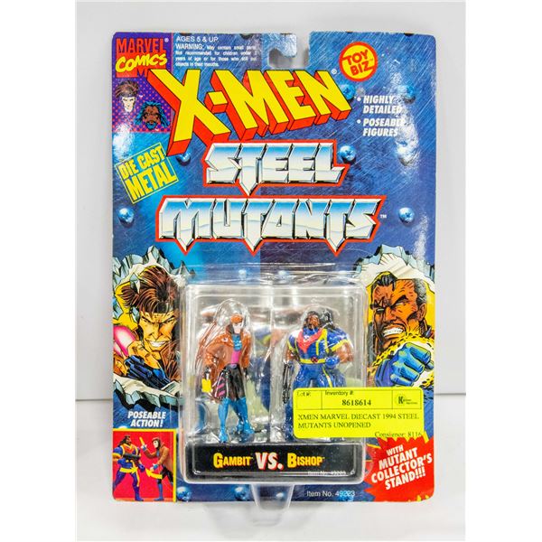 XMEN MARVEL DIECAST 1994 STEEL MUTANTS UNOPENED