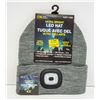 Image 1 : BRAND NEW GREY LED TOQUE