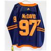 Image 1 : CONNER MCDAVID #97 ALTERNATE BLUE OILERS ADIDAS