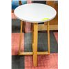 Image 1 : FAUX STONE ACCENT TABLE 23.5" X 15" WIDE