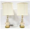 Image 1 : ESTATE LAMP SET APPROX 29" TALL