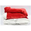Image 1 : RED AND WHITE BLANKET