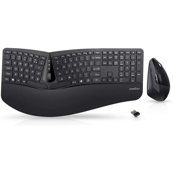 PERIXX WIRELESS ERGONOMIC KEYBOARD AND MOUSE