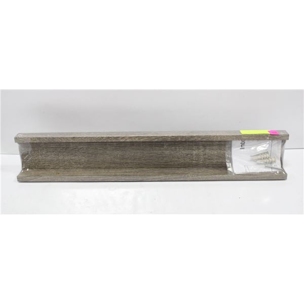 WOOD TONE WALL SHELF