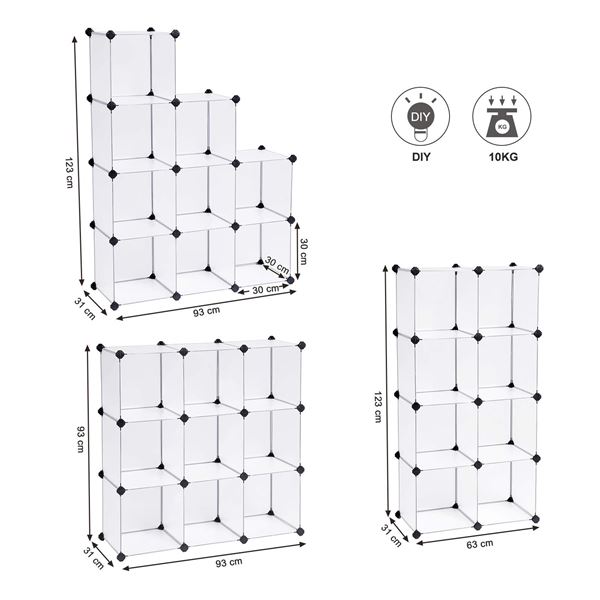 NEW IN BOX SONGMICS LPC115S STORAGE SYSTEM