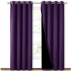 Image 1 : NEW IN BAG NICETOWN HEAVY DUTY BLACK OUT CURTAINS