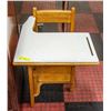 Image 1 : VINTAGE WOODEN CHILDS SCHOOL DESK