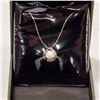 Image 2 : SILVER PEARL HEART NECKLACE