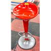 RETRO RED BAR STOOL 31" TALL