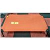 STEEL FRAMED RAISED PORTABLE PET BED  32.5" X 49"