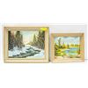 Image 1 : 3 ESTATE OIL PAINTING WALL ART.