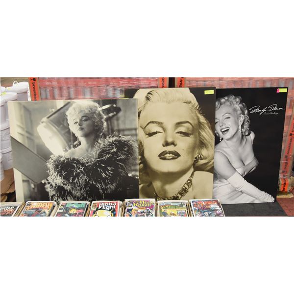 LOT OF 3 MARILYN MONROE PICTURES