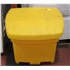 Image 1 : LARGE YELLOW OUTDOOR SAND BIN