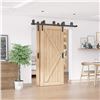 Image 1 : NEW IN BOX ZEKOO DOUBLE BARN DOOR HANGING KIT