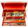 Image 1 : 20" RED TOOL BOX WITH TOOLS