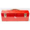 Image 2 : 20" RED TOOL BOX WITH TOOLS