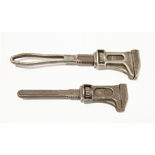 2 INTERNATIONAL HARVESTER ADJUSTABLE WRENCHES