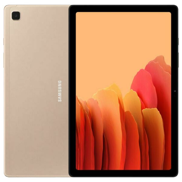 SAMSUNG GALAXY TAB A7 GOLD. COMES WITH ITS BOX.