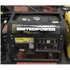 Image 1 : **SOLD AS IS** UNITED POWER 2900 MAX WATTS GAS POWERED GENERATOR